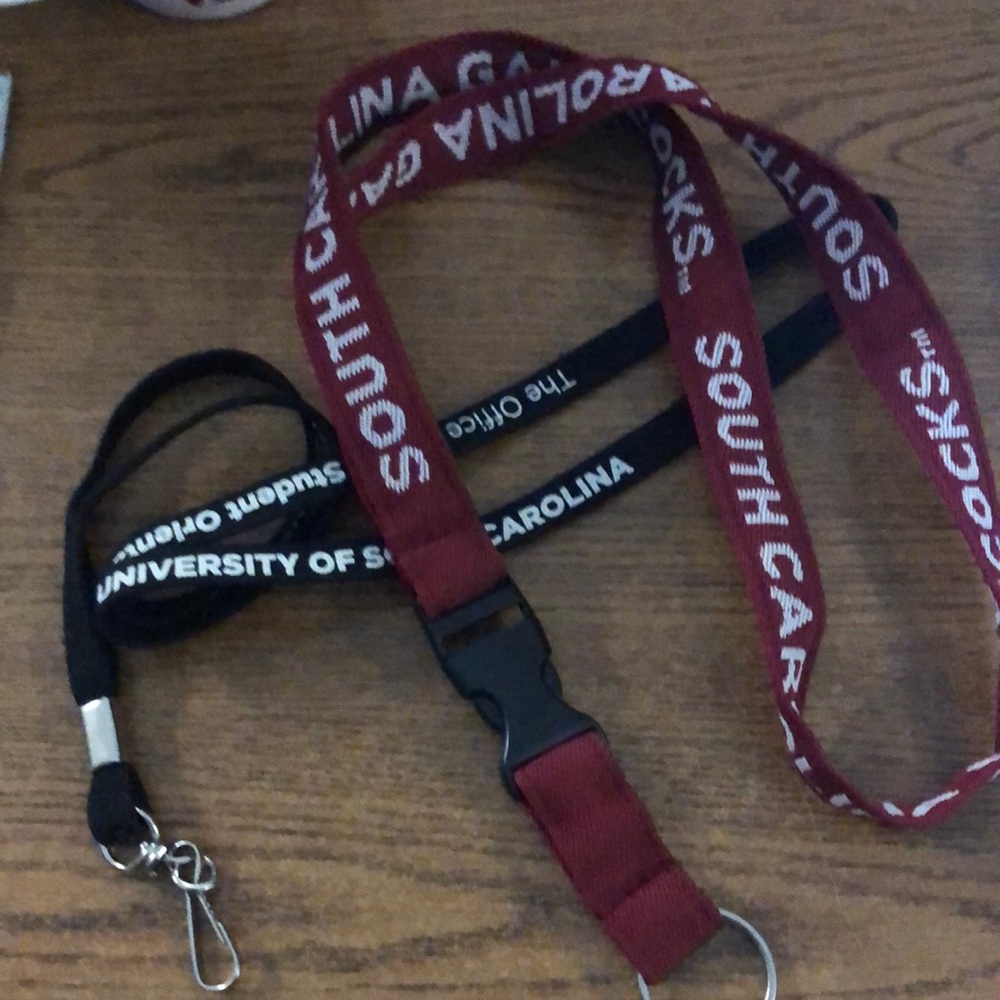 2 USC Gamecocks lanyards